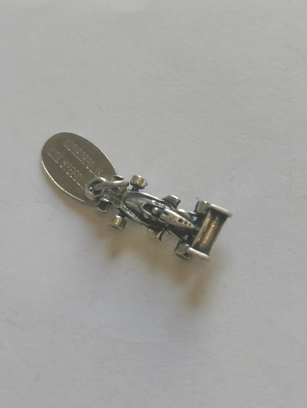 Vintage Indianapolis Speedway Sterling Silver Charm